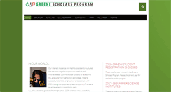 Desktop Screenshot of greenescholars.org